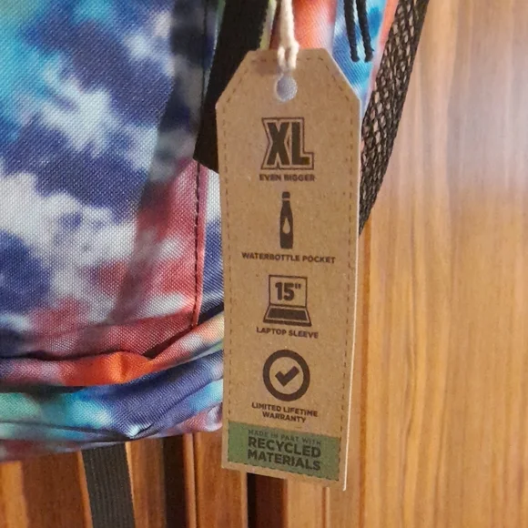 Jansport Youth Unisex Tie Dye Backpack New with tags - Picture 2 of 12